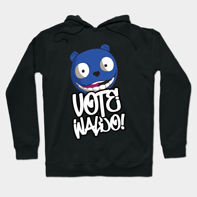 Vote Waldo Hoodie by Meta Cortex